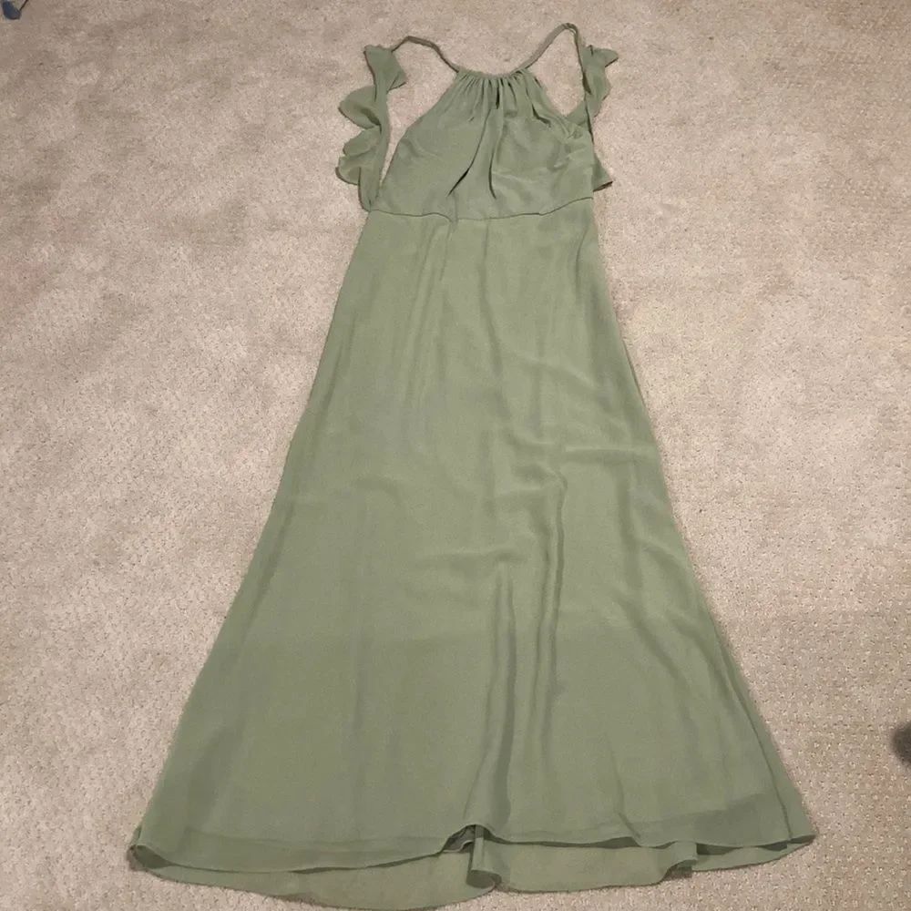 Light green formal dress